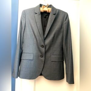 Excellent condition J Crew super 120s suiting blazer 0p